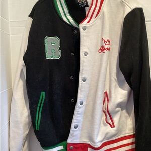 Men’s Ranboo the Beloved Varsity Fleece Jacket size Large